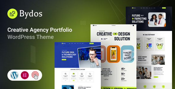 Bydos – Creative Agency Portfolio WordPress Theme product preview