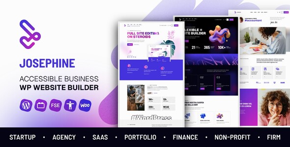 Josephine - Professional Services FSE WordPress Block Theme listing image