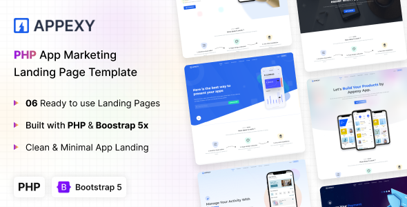 Preview image for Appexy - PHP Landing Page Template