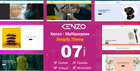 Kenzo - Multipurpose Shopify Theme