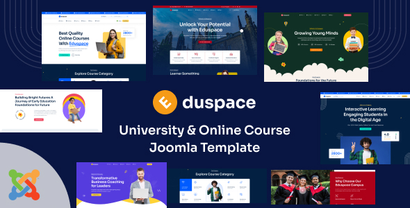 Eduspace - Online Course, Education & University Joomla 6 Template