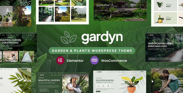 Product preview supplied for Gardyn - Gardening & Landscaping WordPress Theme