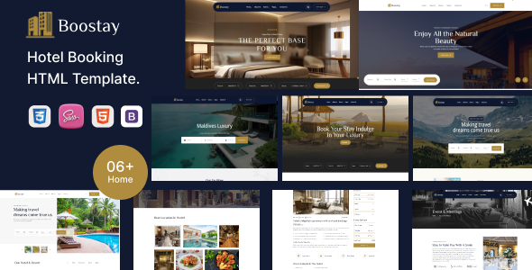 Boostay - Hotel Booking HTML5 Template