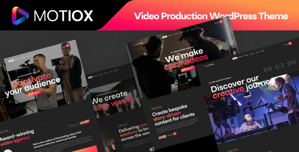 Motiox - Video Production WordPress Theme
