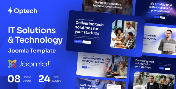 Optech - IT Solutions and Services Joomla 6 Template
