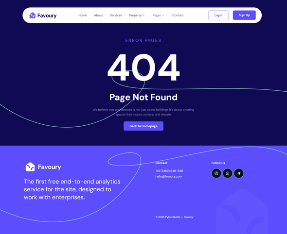 Favoury - Property Agency Elementor Template Kit