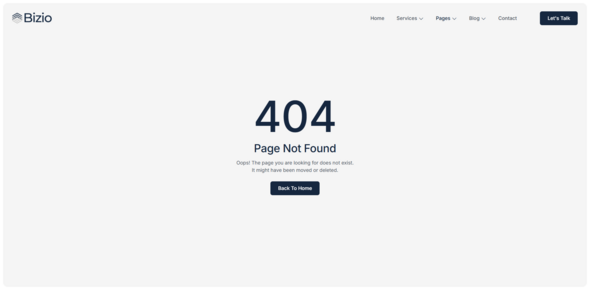 Bizio - Business and Finance Consulting Elementor Template Kit