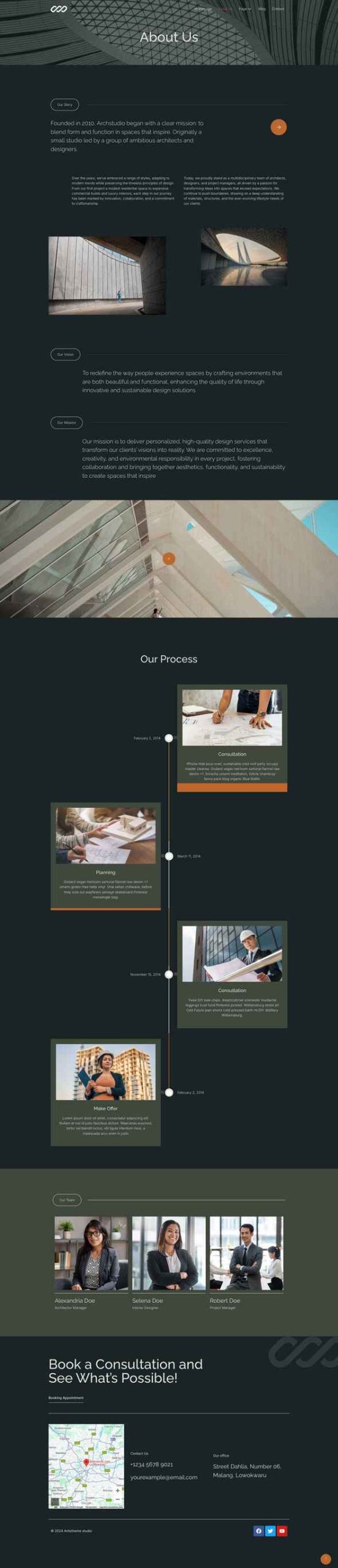 Archstudio - Modern & Luxury Architecture Template Kits