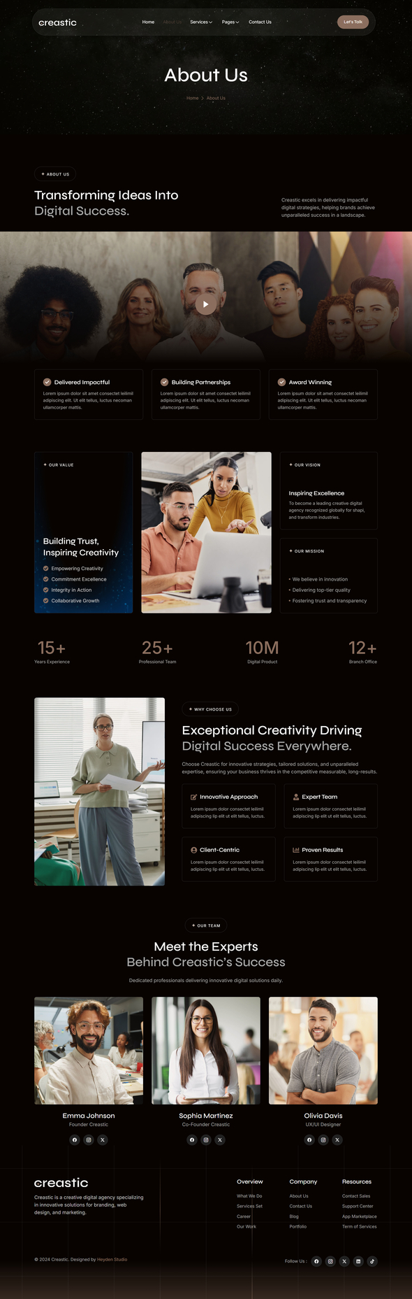 Creastic - Creative Digital Agency Elementor Template Kit