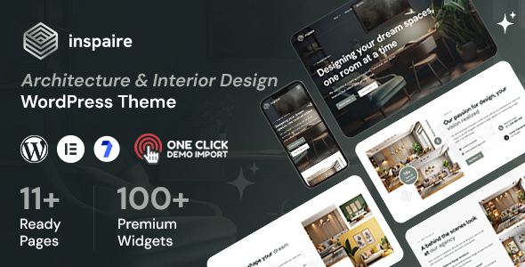 Inspaire - Interior Elementor WordPress Theme
