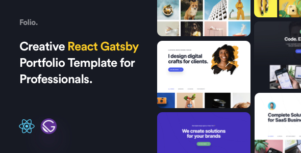 Folio - Creative Gatsby Portfolio Template
