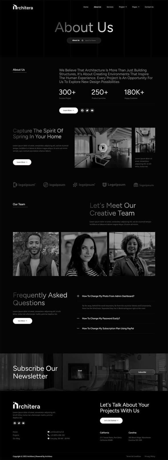 Architera - Architecture & Interior Design Elementor Template Kit