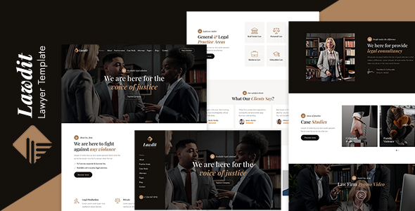 Lawdit - Lawyer & Law Firm Template