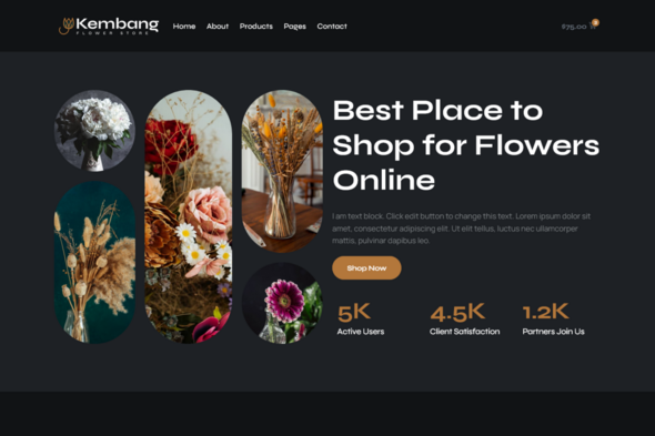 Kembang - Flower Shop & Store WooCommerce Elementor Pro Template Kit