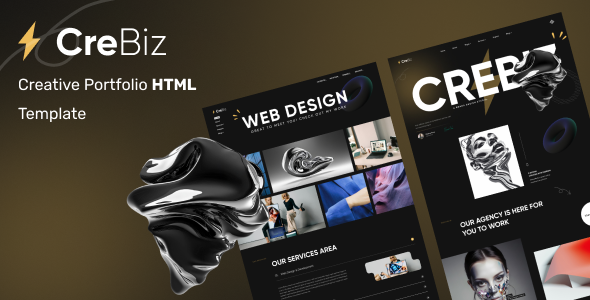 Crebiz - Web Design Agency HTML Template