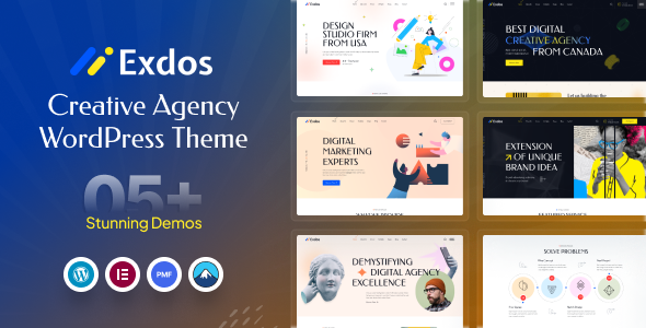 Exdos - Digital Agency WordPress Theme