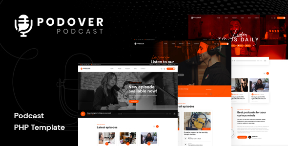 Podover - Podcast PHP Template