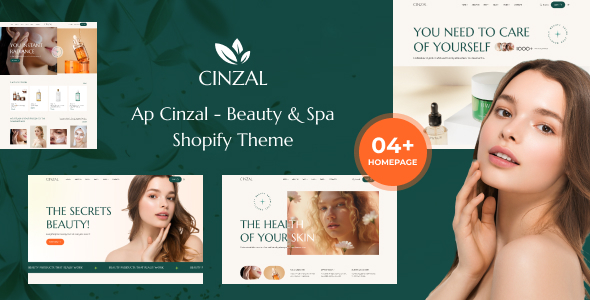 Ap Cinzal - Beauty & Spa Shopify Theme