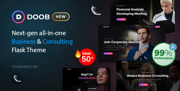 Doob - Business & Consulting Flask Template