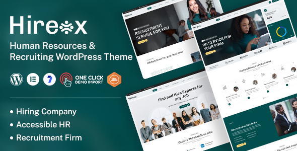 Hireox - Human Resources & Recruiting WordPress Theme