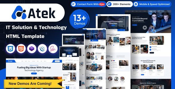 Atek - IT Solution and Technology HTML Template
