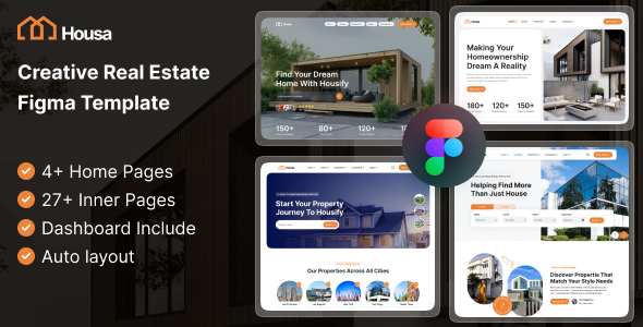 Housa - Creative Real Estate Figma template