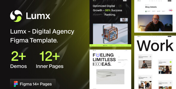 Lumx - Digital Agency Figma Template