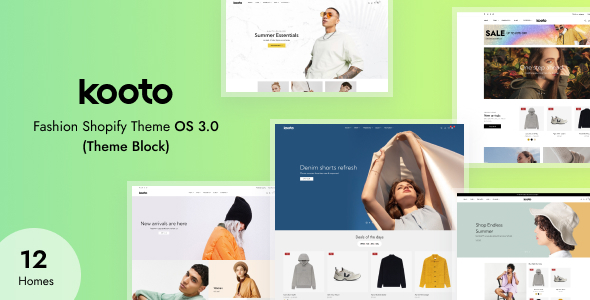 Kooto – Fashion Shopify Theme with AI (Theme Block)