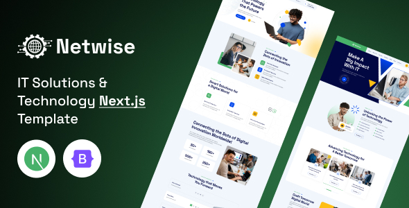 Netwise – IT Solutions & Technology Next JS Template