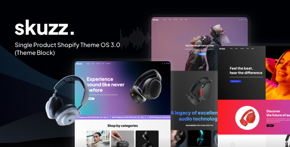 Skuzz - Single Product Shopify Theme with AI (Theme Block)