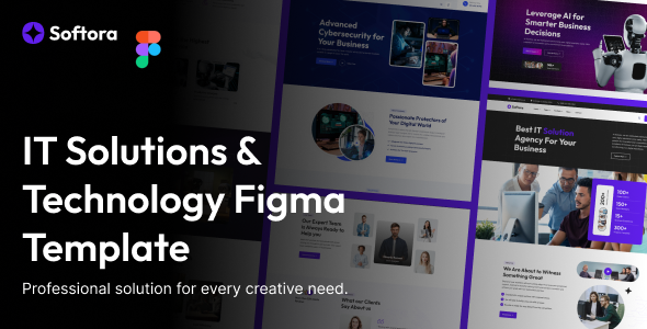 Softora _ IT Solutions & Technology Figma Template