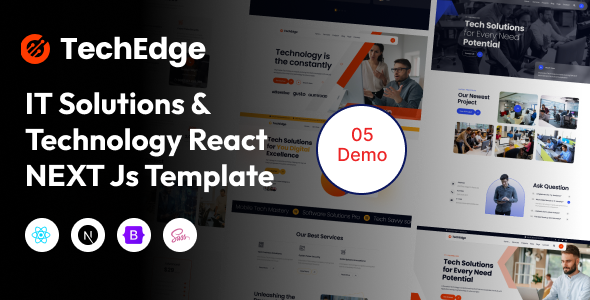 TechEdge - IT Solutions & Technology React Next Js Template