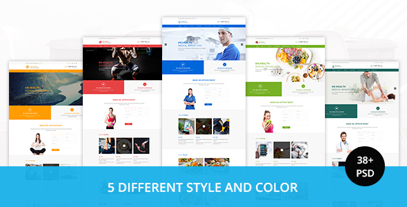 DR.HEALTH - Modern and Creative PSD Template