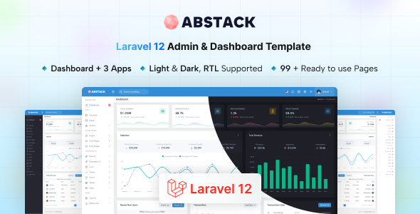 Abstack - Laravel 12 Admin & Dashboard Template