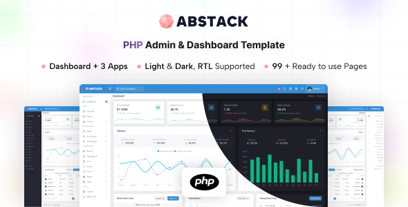 Abstack - PHP Admin & Dashboard Template