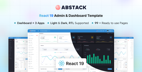 Abstack - React Admin & Dashboard Template