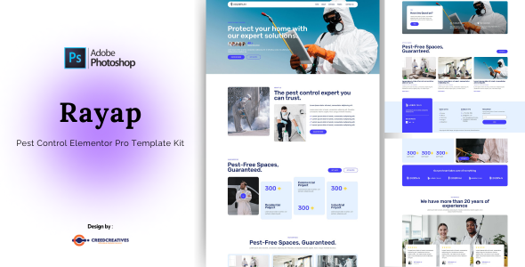 Rayap - Pest control Photoshop template