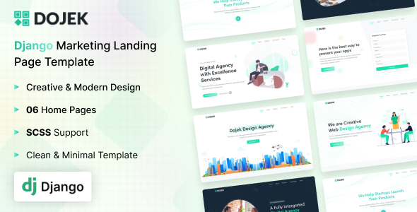 Dojek - Django Landing Page Template