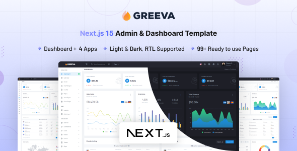 Greeva - Next Js Admin & Dashboard Template