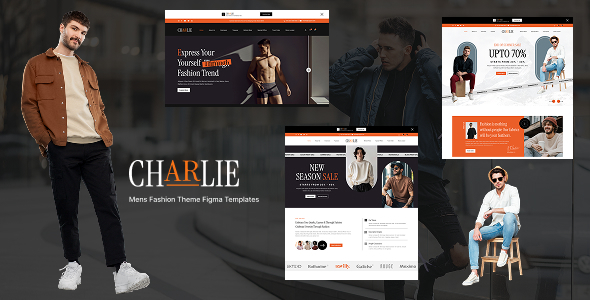 Charlie - Mens Fashion Figma Template