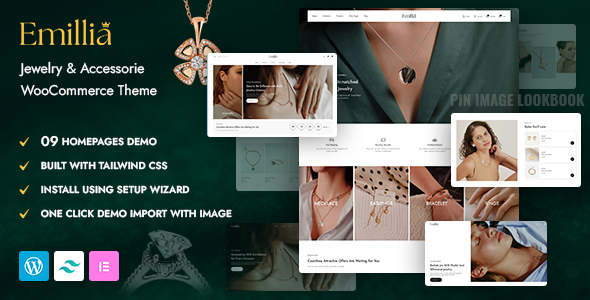 Emillia – Jewelry & Fashion Accessories WooCommerce WordPress Theme listing image