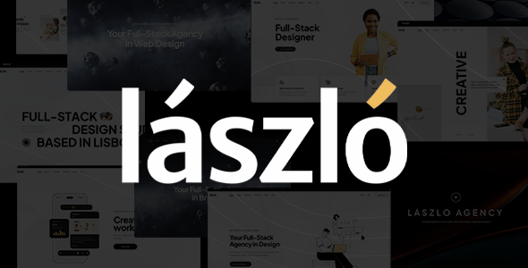 Laszlo - Creative Agency & Portfolio Lottie WordPress Theme