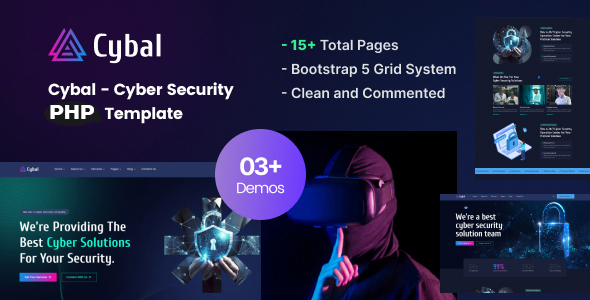Cybal - Cyber Security PHP Template listing image