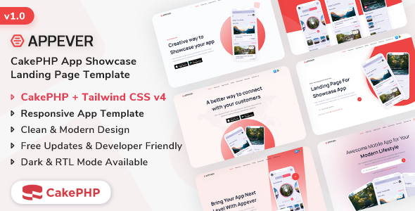Appever - CakePHP App Showcase Template