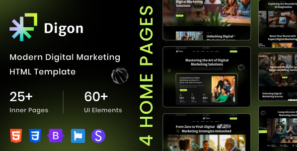 Digon - SEO and Digital Marketing Agency HTML Template