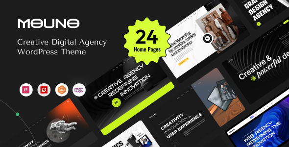Mouno - Creative Digital Agency WordPress Theme