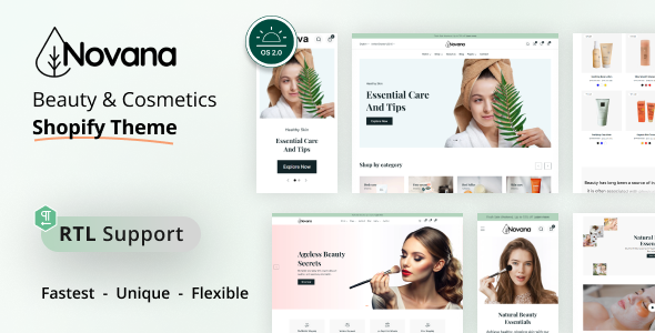 Novana - Beauty & Cosmetics Shopify Theme OS 2.0
