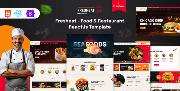 Fresheat - Fast Food & Restaurant ReactJS Template