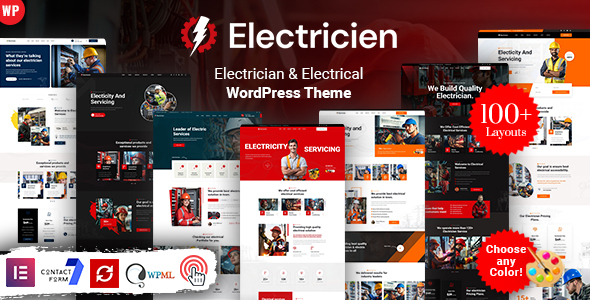 Electricien - Electrician Electrical WordPress