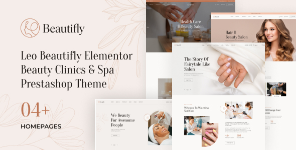 Preview image for Leo Beautifly Elementor - Beauty Clinics & Spa Prestashop Theme